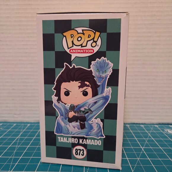 Funko POP Animation Demon Slayer Tanjiro Kamado GITD Special 873 Vinyl Figure - Picture 4 of 6